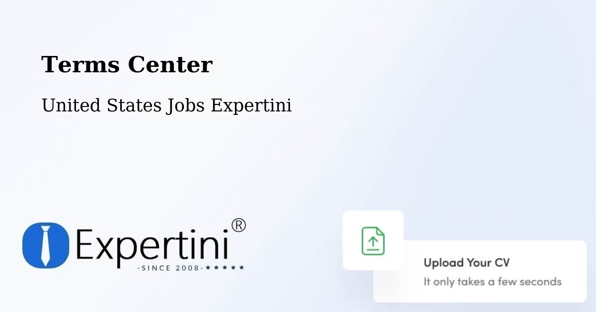Terms of Service – Watsonville - United States Jobs Expertini